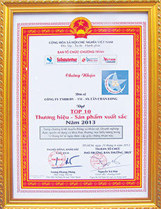 Top 10 Thương hiệu - Sản phẩm xuất sắc Năm 2013.